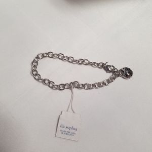 Lia Sophia silver bracelet. New with tags